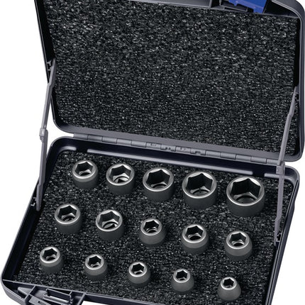 ASW Jeu de clés à douilles à choc 720 KS 15 OL 15 pièces 1/2 ″ ( 4000820988 )
