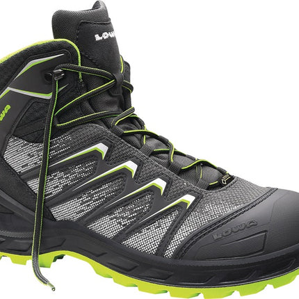 LOWA Botte de sécurité Larrox Work GTX grey Mid taille 43 gris/vert ( 8000469068 )