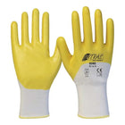 Guantes NITRAS 03405 talla 9 blanco/amarillo (8000636644)