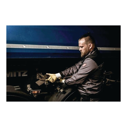 NITRAS Gant 03405 taille 10 blanc/jaune ( 8000636646 )