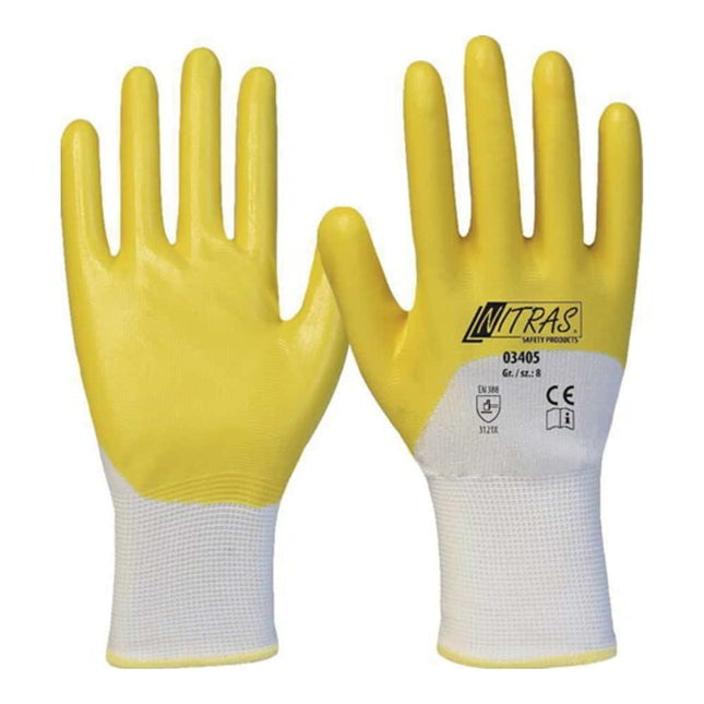 NITRAS Gant 03405 taille 11 blanc/jaune ( 8000636648 )
