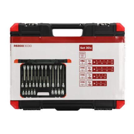 GEDORE RED Jeu de clés à douille R6800 3030 30 pièces ( 8000301872 )
