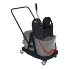 Carro de limpieza SPRINTUS cubo 2 x 17 l, prensa (9000472001)