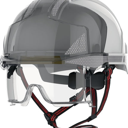 JSP Casque d'escalade industriel EVO(R) VISTAlens(R) Dualswitch(TM) blanc/fumé ( 4000370818 )