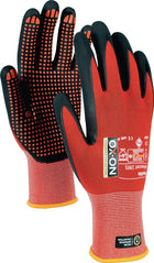 OX-ON Gants Flexible Advanced 1901 Taille 8 noir/rouge ( 4000391342 )