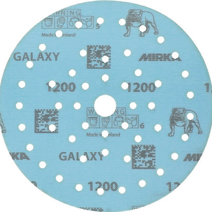 Disque abrasif adhésif MIRKA GALAXY Grip Multifit 150 mm grain 1200 (4000845352)