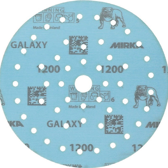 Disque abrasif adhésif MIRKA GALAXY Grip Multifit 150 mm grain 1200 (4000845352)
