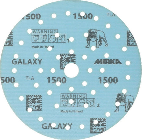 Disco de lijado adhesivo MIRKA GALAXY Grip Multifit 150 mm grano 1500 (4000845353)