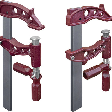 Serre-joint à vis haute performance PIHER Maxipress F portée 400 mm saillie 120 mm (4000831002)