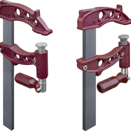 Serre-joint à vis haute performance PIHER Maxipress F portée 400 mm saillie 120 mm (4000831002)