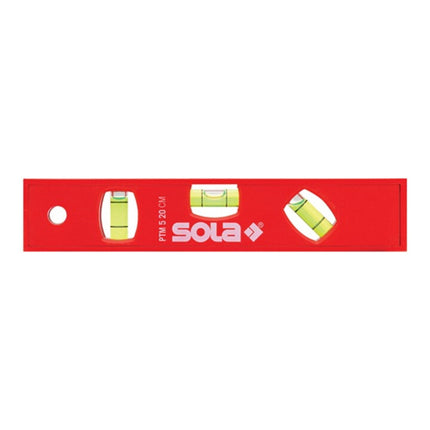 SOLA Niveau Torpedo L. 20 cm plast. rouge ( 4000857299 )