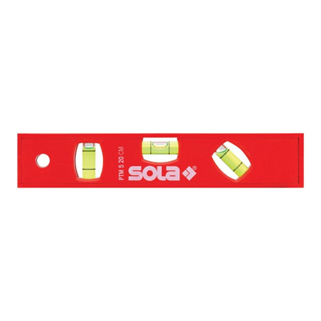 SOLA Niveau Torpedo L. 20 cm plast. rouge ( 4000857299 )