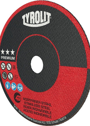 TYROLIT Disque à tronçonner PREMIUM Ø 50 mm Épaisseur du disque 1 mm Droit ( 4000845557 )