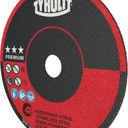 TYROLIT Disque à tronçonner PREMIUM Ø 50 mm Épaisseur du disque 1 mm Droit ( 4000845557 )