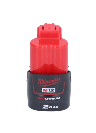 Cliquet à batterie Milwaukee M12 FHIR14-201 12 V 47 Nm 1/4" brushless + 1x batterie 2,0 Ah - sans chargeur