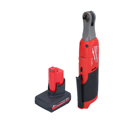 Milwaukee M12 FHIR14-501 Clé à cliquet sans fil 12 V 47 Nm 1/4" Brushless + 1x batterie 5,0 Ah - sans chargeur