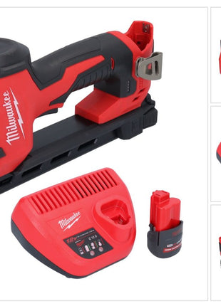 Milwaukee M12 BCST-251 Agrafeuse sans fil 12 V 19 x 25,4 mm + 1x batterie 2,5 Ah + chargeur