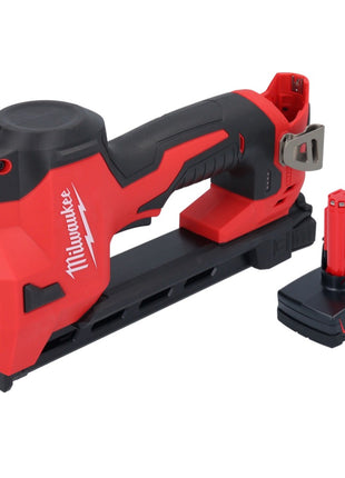 Grapadora a batería Milwaukee M12 BCST-401 12 V 19 x 25,4 mm + 1x batería 4,0 Ah - sin cargador