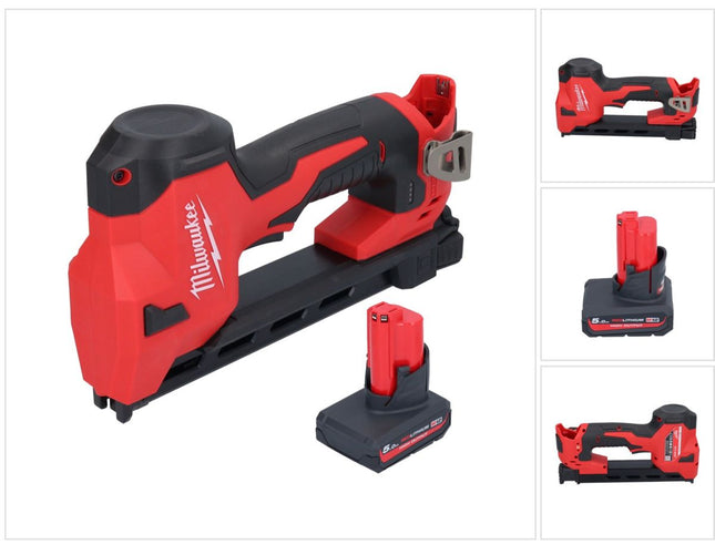 Milwaukee M12 BCST-501 Agrafeuse sans fil 12 V 19 x 25,4 mm + 1x batterie 5,0 Ah - sans chargeur