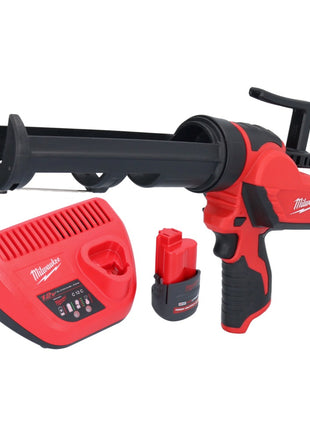 Pistolet à cartouche à batterie Milwaukee M12 PCG/310-251 12 V 310 ml + 1x batterie 2,5 Ah + chargeur