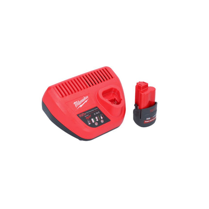 Milwaukee M12 PCG/310-251 Presse à cartouche sans fil 12 V 310 ml + 1x batterie 2,5 Ah + chargeur