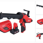 Pistolet à cartouche à batterie Milwaukee M12 PCG/310-401 12 V 310 ml + 1x batterie 4,0 Ah + chargeur