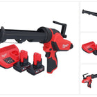 Pistolet à cartouche à batterie Milwaukee M12 PCG/310-402 12 V 310 ml + 2x batteries 4,0 Ah + chargeur