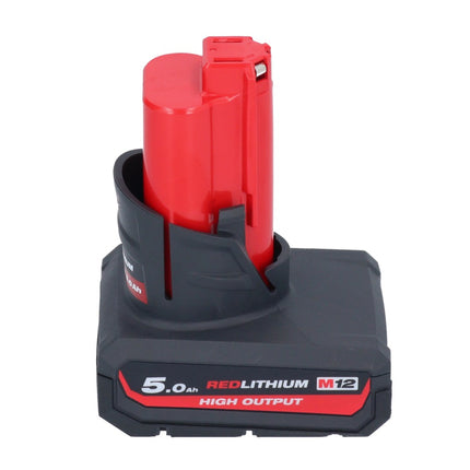 Milwaukee M12 PCG/310-501 Presse à cartouche sans fil 12 V 310 ml + 1x batterie 5,0 Ah - sans chargeur