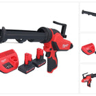 Milwaukee M12 PCG/310-502 Pompe à cartouche sans fil 12 V 310 ml + 2 batteries 5,0 Ah + chargeur
