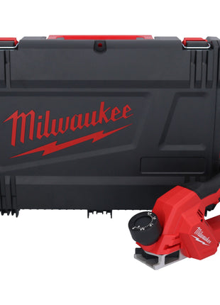 Raboteuse sur batterie Milwaukee M12 BLP-0X 12 V 51 mm brushless + boîtier HD (4933492850) - sans batterie, sans chargeur