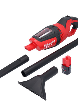 Aspirateur sans fil Milwaukee M12 HV-201 12 V + 1x batterie 2,0 Ah - sans chargeur