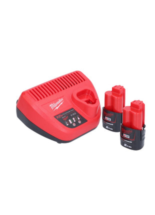 Odkurzacz akumulatorowy Milwaukee M12 HV-202 12 V + 2x akumulator 2,0 Ah + ładowarka