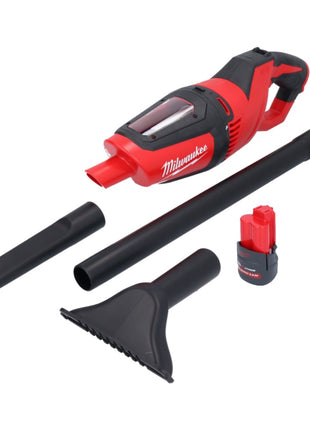 Milwaukee M12 HV-251 Akku Staubsauger 12 V + 1x Akku 2,5 Ah - ohne Ladegerät