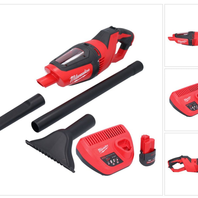 Aspirateur à batterie Milwaukee M12 HV-251 12 V + 1x batterie 2,5 Ah + chargeur