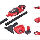 Aspirateur à batterie Milwaukee M12 HV-501 12 V + 1x batterie 5,0 Ah + chargeur