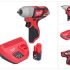 Milwaukee M12 BIW38-201 Clé à choc sans fil 12 V 135 Nm 3/8 + 1x batterie 2,0 Ah + chargeur