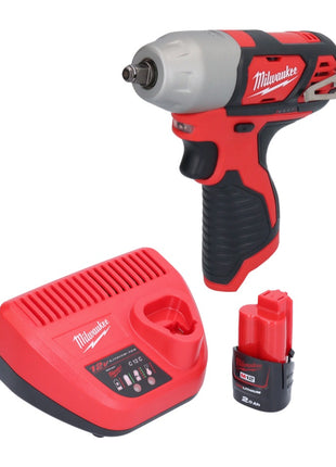 Milwaukee M12 BIW38-201 Akku Schlagschrauber 12 V 135 Nm 3/8˝ + 1x Akku 2,0 Ah + Ladegerät