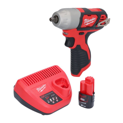 Milwaukee M12 BIW38-201 Clé à choc sans fil 12 V 135 Nm 3/8 + 1x batterie 2,0 Ah + chargeur