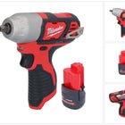 Milwaukee M12 BIW38-251 Clé à choc sans fil 12 V 135 Nm 3/8 + 1x batterie 2,5 Ah - sans chargeur