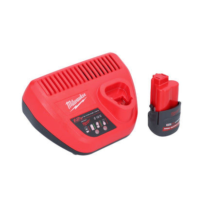 Milwaukee M12 BIW38-251 Clé à choc sans fil 12 V 135 Nm 3/8 + 1x batterie 2,5 Ah + chargeur