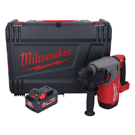 Milwaukee M18 ONEFHX-551X marteau combiné sans fil 18 V 2,5 J SDS-Plus Brushless + 1x batterie 5,5 Ah + HD-Box - sans kit chargeur