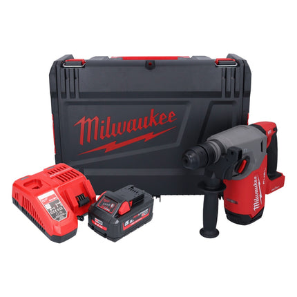 Milwaukee M18 ONEFHX-551X marteau combiné sans fil 18 V 2,5 J SDS-Plus Brushless + 1x batterie 5,5 Ah + chargeur + HD-Box