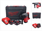 Milwaukee M18 ONEFHX-802X Cordless combi hammer 18 V 2.5 J SDS-Plus Brushless + 2x rechargeable battery 8.0 Ah + charger + HD box