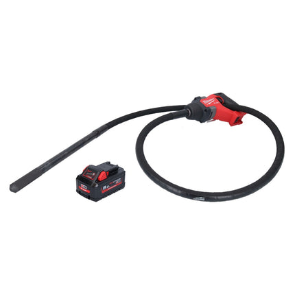 Vibrateur à béton sur batterie Milwaukee M18 FCVN24-801 18 V 2,4 m sans balais + 1x batterie 8,0 Ah - sans chargeur