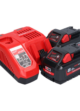 Milwaukee M18 FCVN24-802 Akumulatorowy wibrator do betonu 18 V 2,4 m bezszczotkowy + 2x akumulator 8,0 Ah + ładowarka