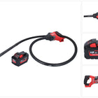 Vibrateur à béton sur batterie Milwaukee M18 FCVN24-121 18 V 2,4 m sans balais + 1x batterie 12,0 Ah - sans chargeur