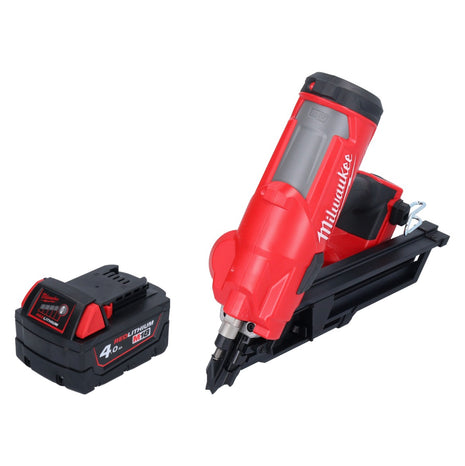 Clavadora a batería Milwaukee M18 FFN-401 18 V 50 - 90 mm sin escobillas + 1x batería 4,0 Ah - sin cargador