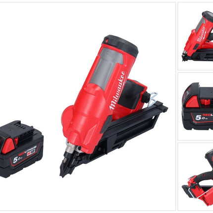 Milwaukee M18 FFN-501 cloueur sans fil 18 V 50 - 90 mm Brushless + 1x batterie 5,0 Ah - sans kit chargeur