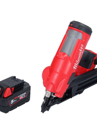 Clavadora a batería Milwaukee M18 FFN-501 18 V 50 - 90 mm sin escobillas + 1x batería 5,0 Ah - sin cargador