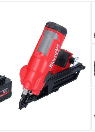 Milwaukee M18 FFN-801 Cloueur sans fil 18 V 50 - 90 mm Brushless + 1x batterie 8,0 Ah - sans chargeur